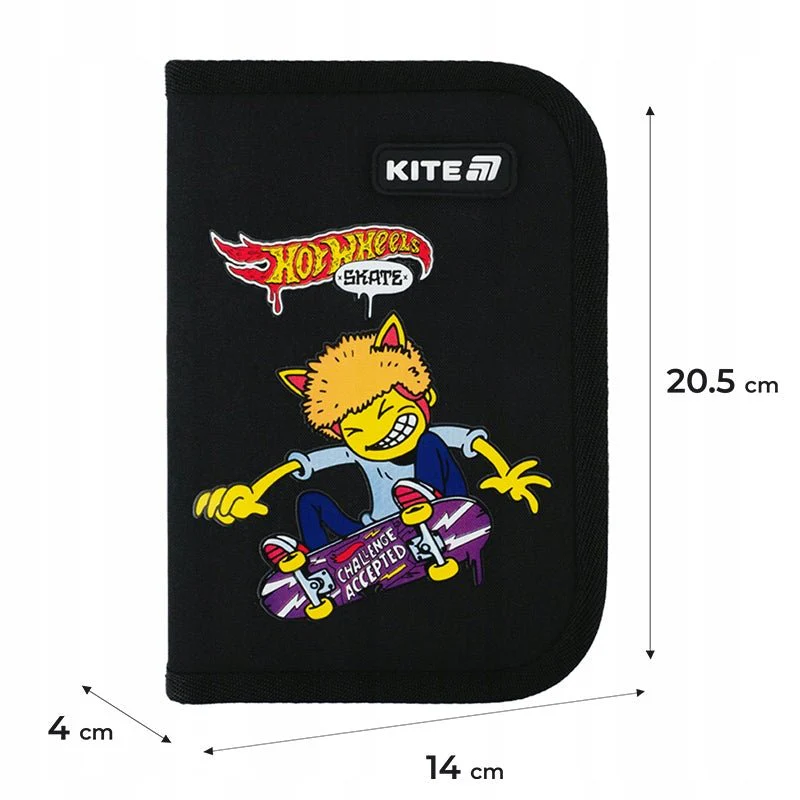 Piórnik szkolny rozkładany Hot Wheels Skate Kite - Image 3