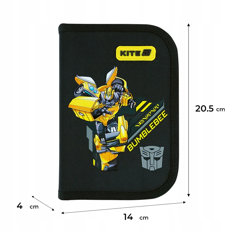 Piórnik szkolny rozkładany dla chłopców czarny Transformers Kite - Image 3
