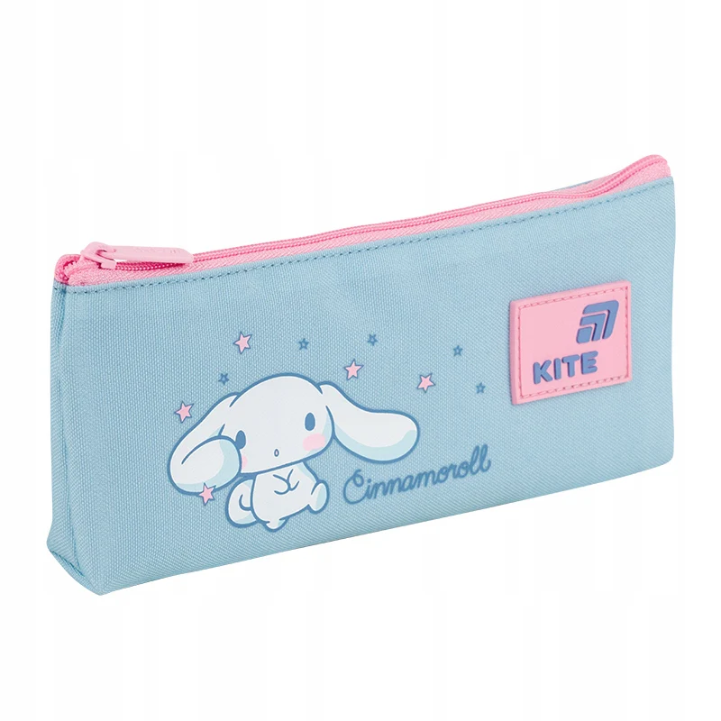 Piórnik szkolny saszetka Kite Cinnamoroll niebieski dla dziewczynki