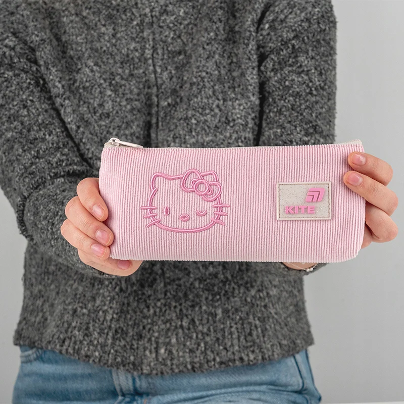 Piórnik szkolny saszetka Kite Hello Kitty różowy dla dziewczynki 3D - Image 2