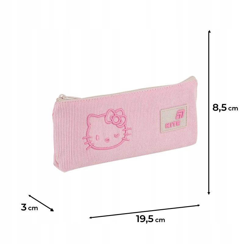 Piórnik szkolny saszetka Kite Hello Kitty różowy dla dziewczynki 3D - Image 3