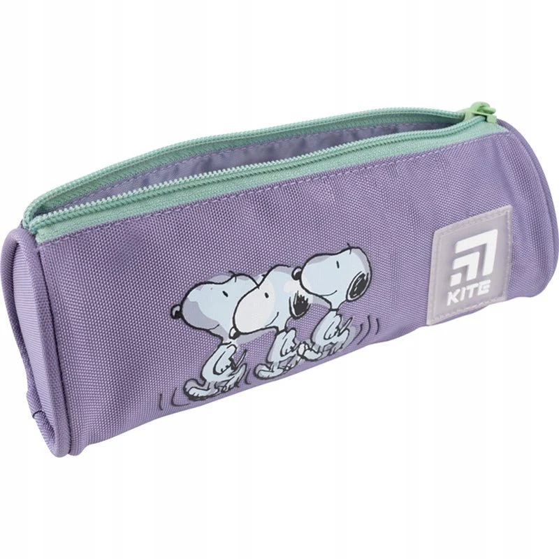 Piórnik saszetka szkolny liliowy Snoopy - Image 3