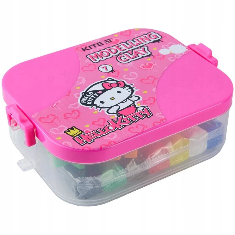 Plastelina w pudełku 7 kolorów i 8 narzędzi Hello Kitty - Image 6