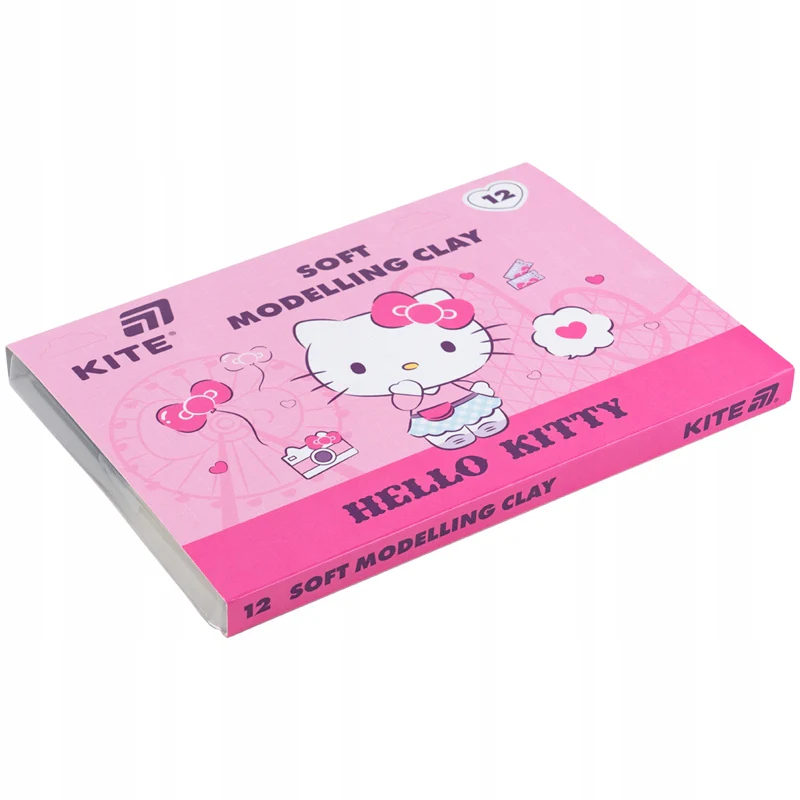 Plastelina woskowa dla dziewczynek Hello Kitty 12 kolorów - Image 3