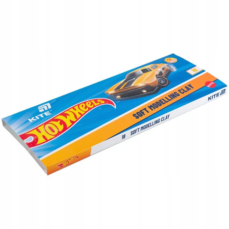 Plastelina woskowa Hot Wheels Kite 18 kolorów do szkoły i przedszkola - Image 3