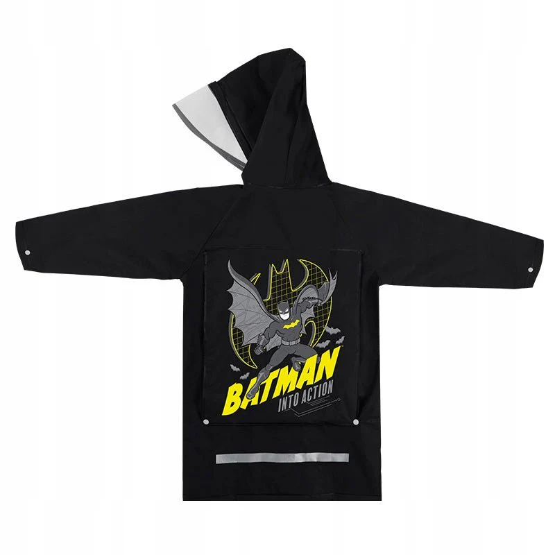 Płaszcz przeciwdeszczowy dla chłopca czarny DC Batman M Kite - Image 4
