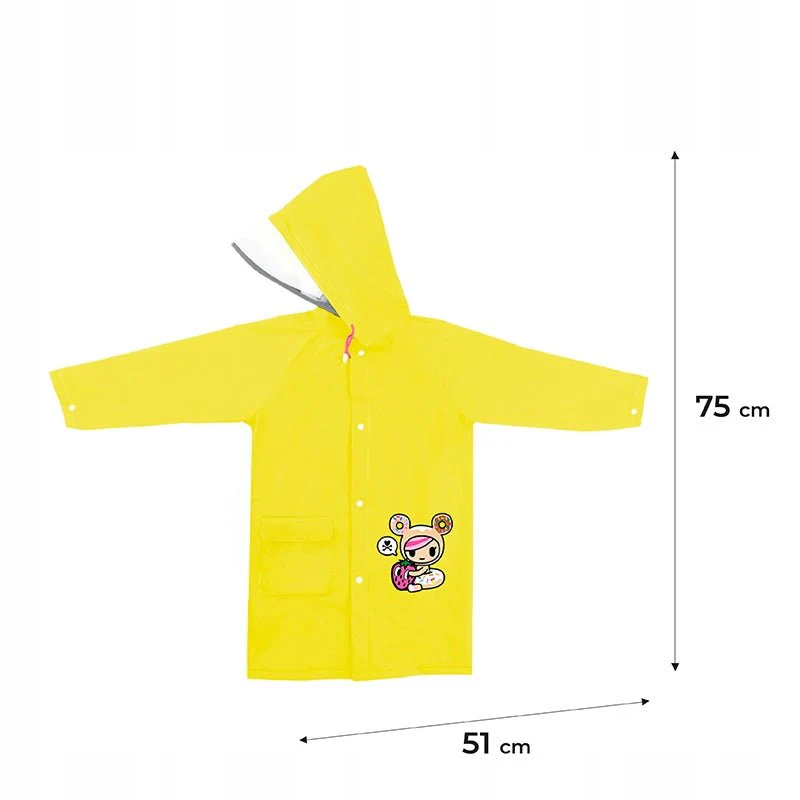 Płaszcz przeciwdeszczowy rozmiar M żółty Tokidoki - Image 6