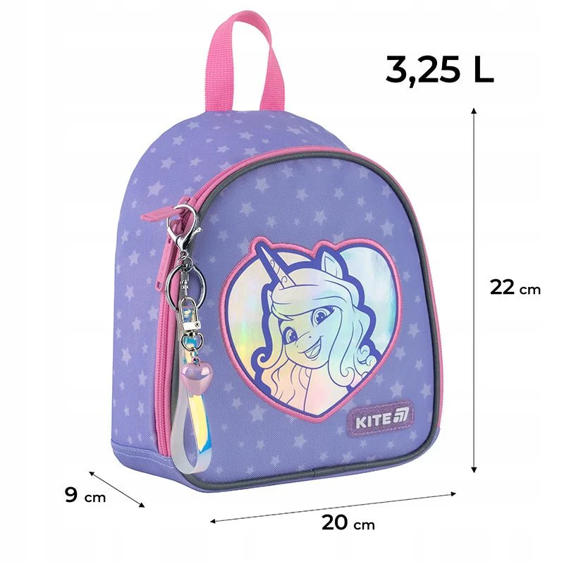 Plecak do przedszkola fioletowy My Little Pony Kite - Image 7