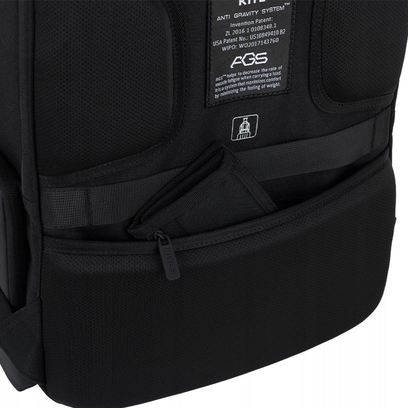 Plecak miejski Kite Anti Gravity AGS czarny na laptopa 15.6" do szkoły i pracy - Image 8
