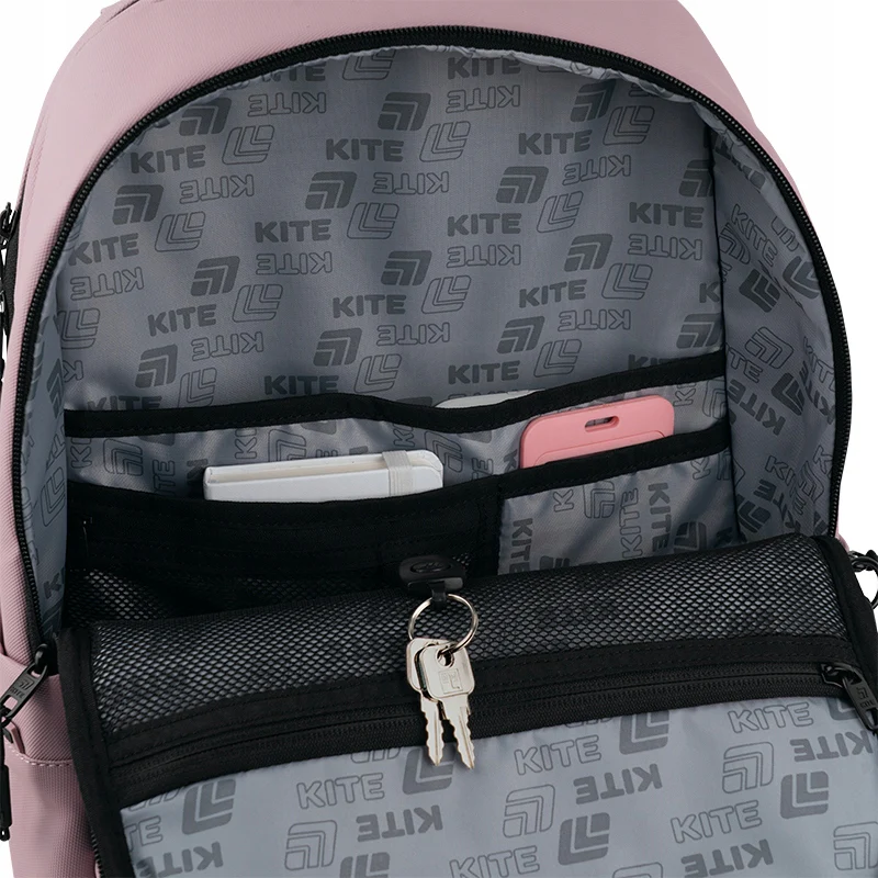 Plecak szkolny młodzieżowy dla dziewczyn różowy Kite Pink - Image 9