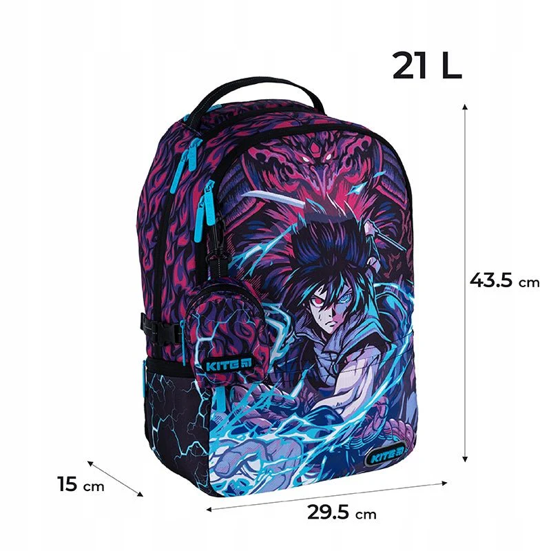 Plecak szkolny z USB oryginalny różnokolorowy młodzieżowy Anime Kite - Image 15