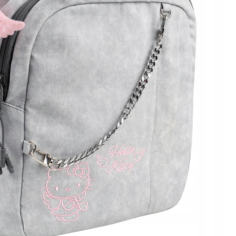 Stylowy plecak młodzieżowy szkolny Kite Hello Kitty z łańcuszkiem i brelokiem 9-12 lat - Image 12