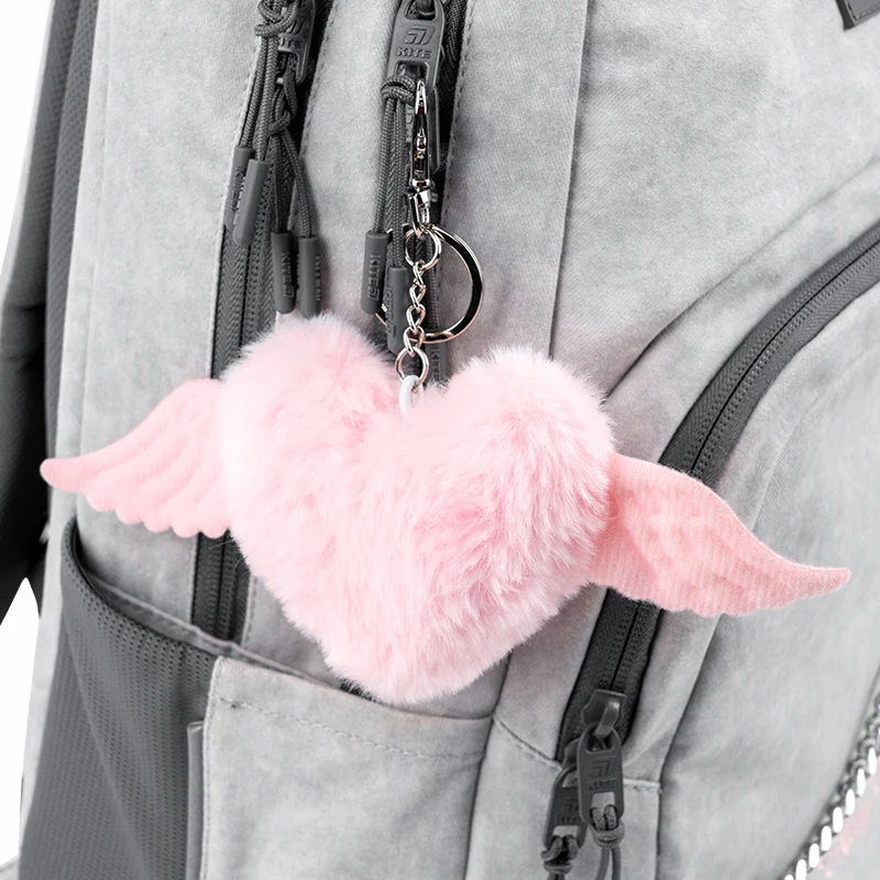 Stylowy plecak młodzieżowy szkolny Kite Hello Kitty z łańcuszkiem i brelokiem 9-12 lat - Image 13