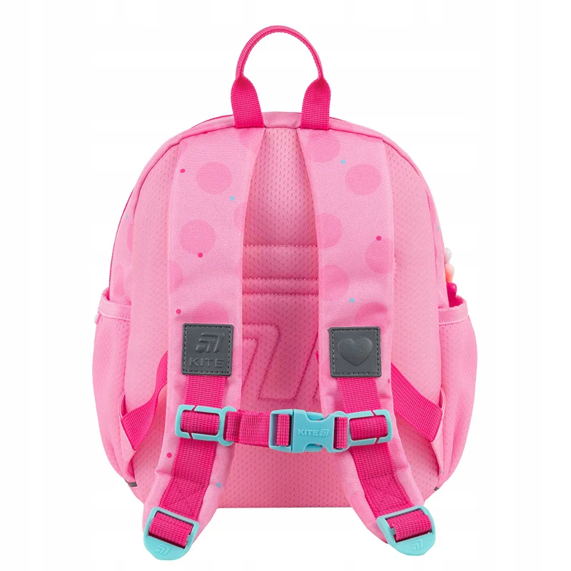 Plecak przedszkolny Kite Hello Kitty dla dziewczynki, różowy z brelokiem - Image 5