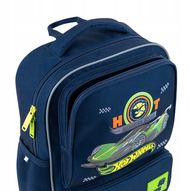 Plecak przedszkolny Kite Hot Wheels dla chłopców 4-7 lat lekki i pojemny - Image 12