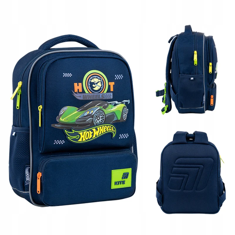 Plecak przedszkolny Kite Hot Wheels dla chłopców 4-7 lat lekki i pojemny - Image 16