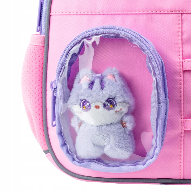 Plecak przedszkolny Kite Cat&Fun z zabawką dla dziewczynki z pasem piersiowym - Image 10