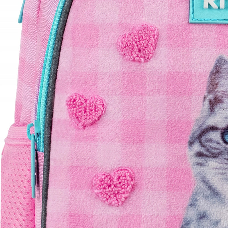 Plecak przedszkolny Kite Studio Pets dla dziewczynek lekki różowy z kotkiem - Image 11