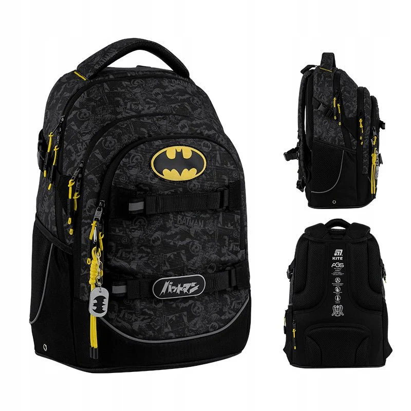 Plecak szkolny młodzieżowy Kite dla chłopca DC Batman Anti Gravity System (AGS) - Image 14