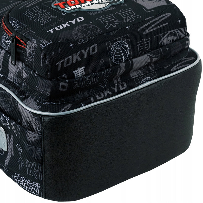 Miękki plecak szkolny dla chłopca z ortopedycznymi plecami i badge 3D Kite Tokyo - Image 7
