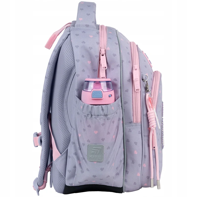 Plecak szkolny ortopedyczny dla dziewczynki 6-8 lat ergonomiczny Kite Pixel Love - Image 4