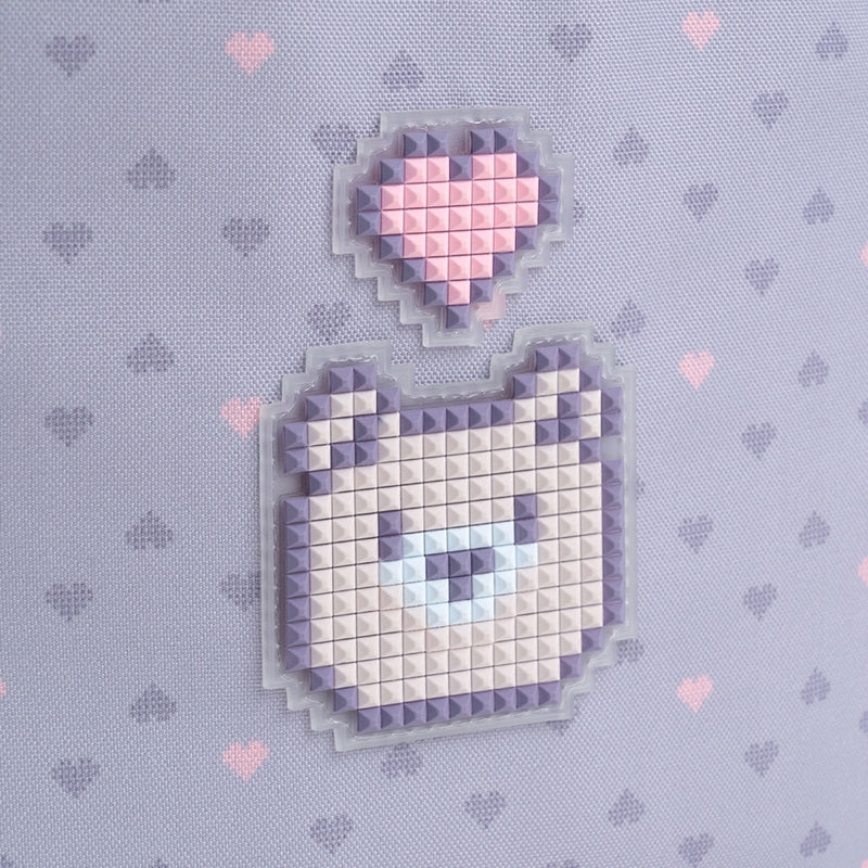 Plecak szkolny ortopedyczny dla dziewczynki 6-8 lat ergonomiczny Kite Pixel Love - Image 9