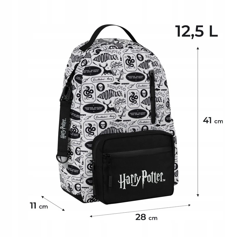 Plecak szkolny Kite Harry Potter czarny młodzieżowy dla chłopców (9-12 lat) - Image 3