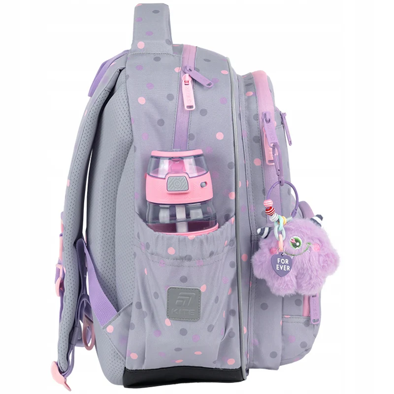 Plecak szkolny ortopedyczny Kite dla dziewczynki do 4-6 klasy Cute Monster - Image 6