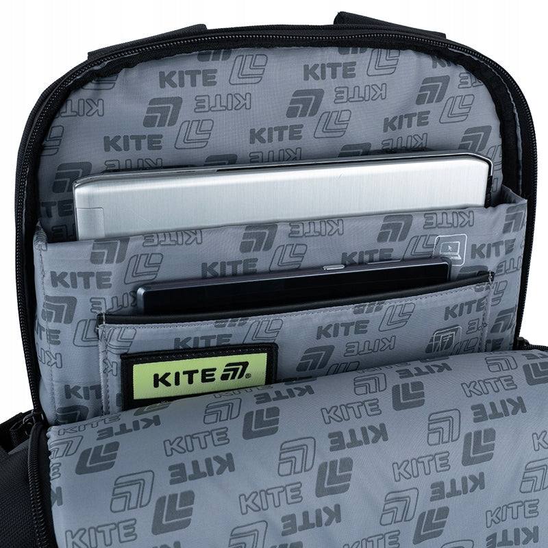 Plecak szkolny miejski Anti Gravity AGS czarny na laptopa dla chłopca Kite Education teens - Image 13