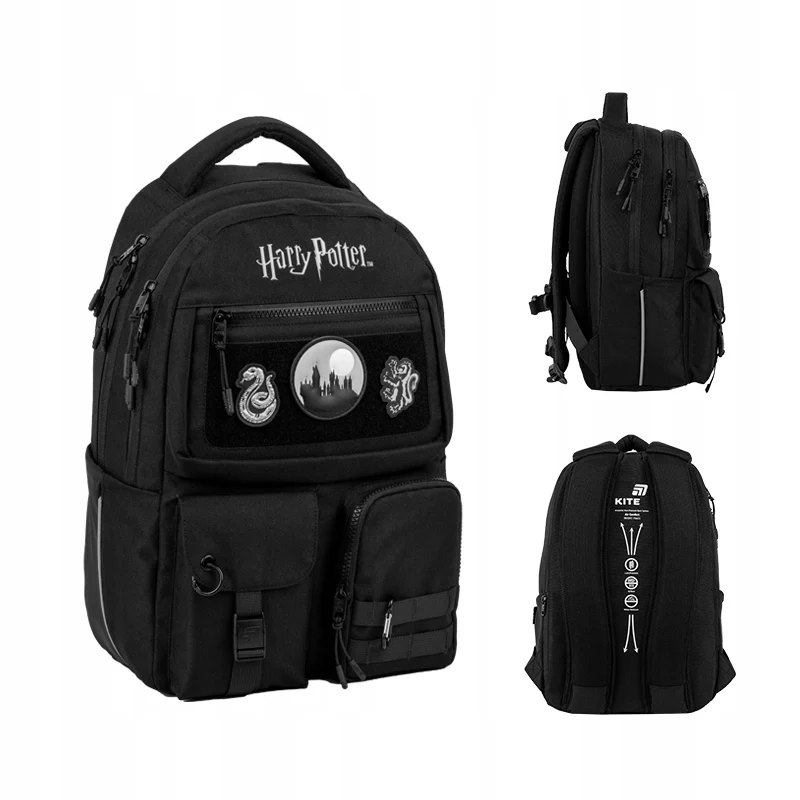 Plecak szkolny młodzieżowy dla chłopców Harry Potter Kite z naszywkami - Image 16