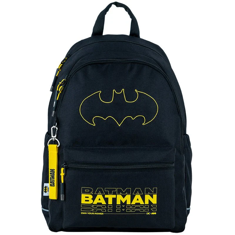 Plecak szkolny dwukomorowy ortopedyczny 9-12 lat z oświetleniem LED DC Batman Kite