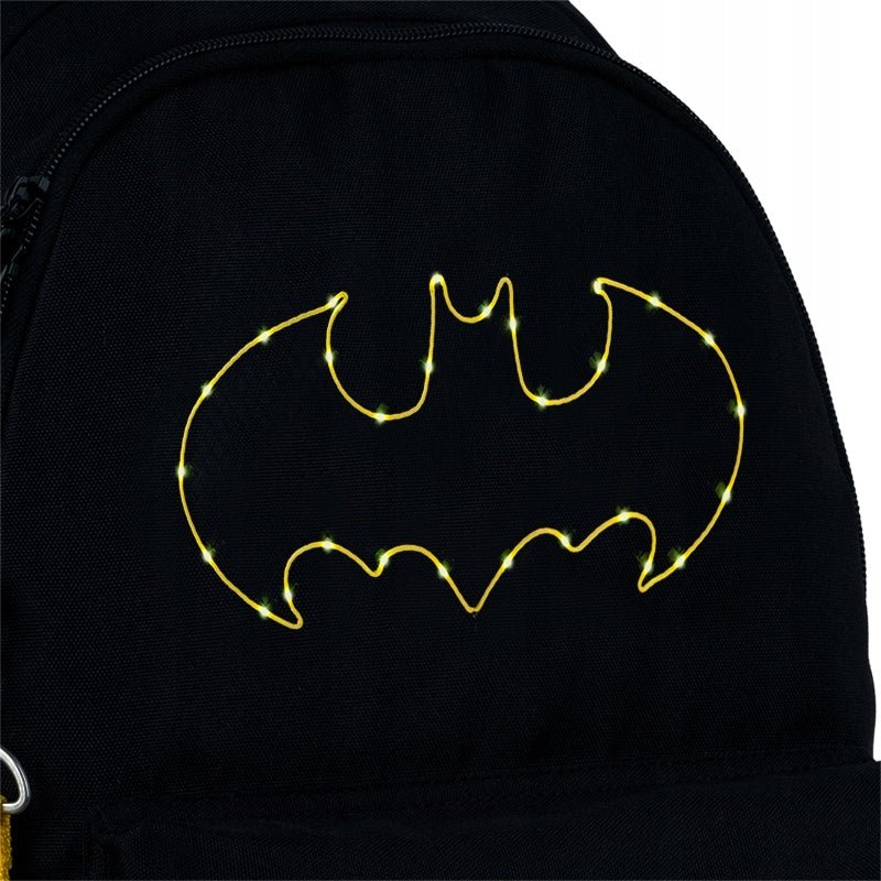 Plecak szkolny dwukomorowy ortopedyczny 9-12 lat z oświetleniem LED DC Batman Kite - Image 10