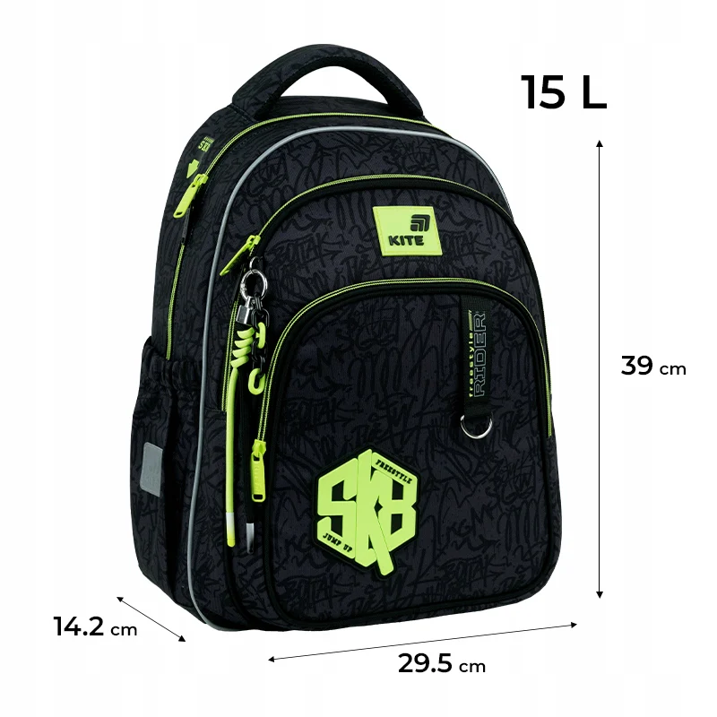 Plecak szkolny ortopedyczny Kite SK8 dla chłopca 9-12 lat ergonomiczny - Image 3
