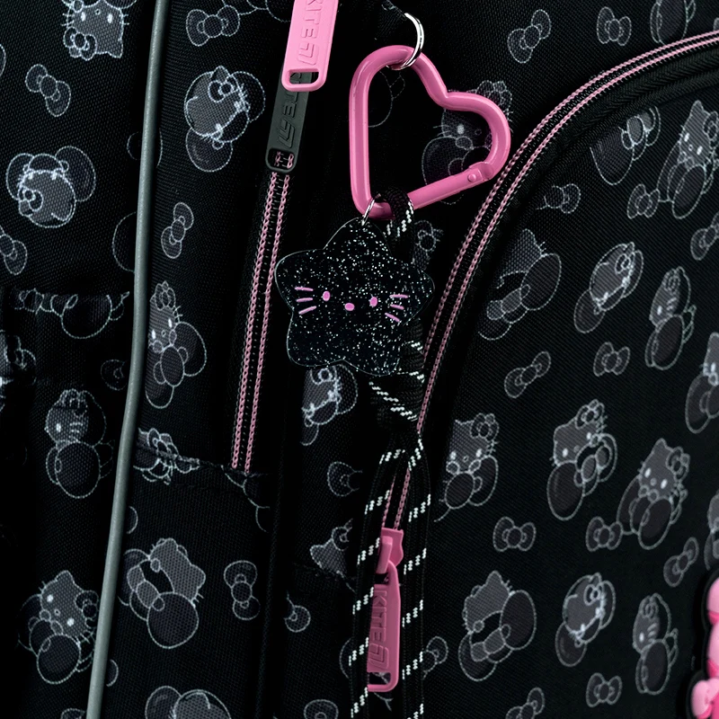 Plecak szkolny ortopedyczny czarny dziewczęcy 9-12 lat Kite Hello Kitty - Image 12