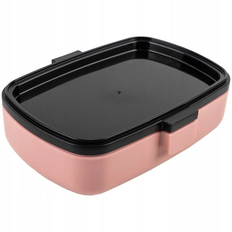 Lunchbox różowy 2 komory ze sztućcami 1150 ml - Image 7