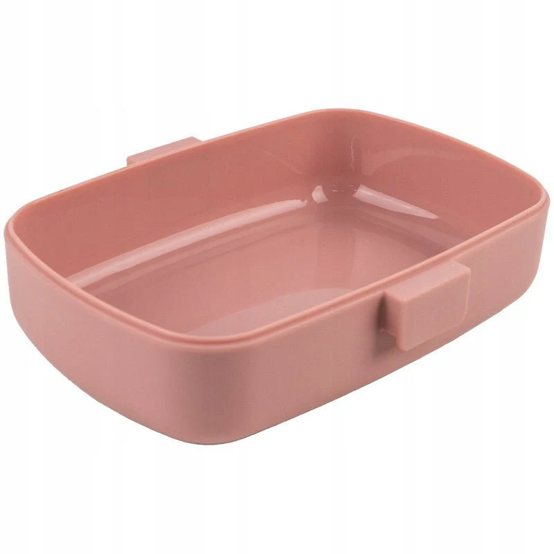 Lunchbox różowy 2 komory ze sztućcami 1150 ml - Image 8