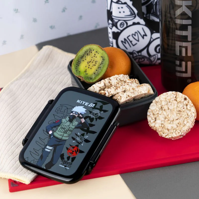 Snackbox szkolny 420 ml z przegródkami Naruto Kite - Image 8