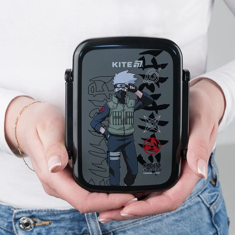 Snackbox szkolny 420 ml z przegródkami Naruto Kite - Image 9