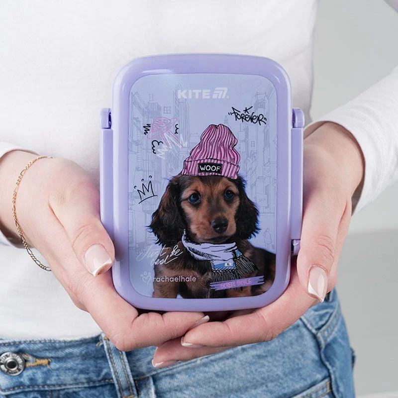 Fioletowy snackbox dla dziewczynek 420 ml Rachael Hale Kite - Image 8