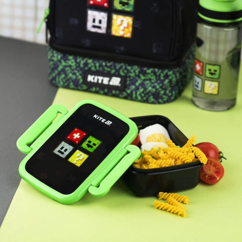 Snackbox z przegródkami 420 ml Pixel Craft Kite - Image 6