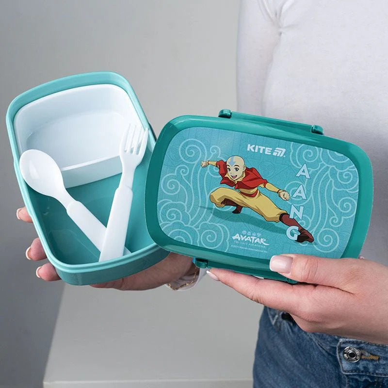 Lunchbox Śniadaniówka ze Sztućcami 750 ml Avatar Kite - Image 3
