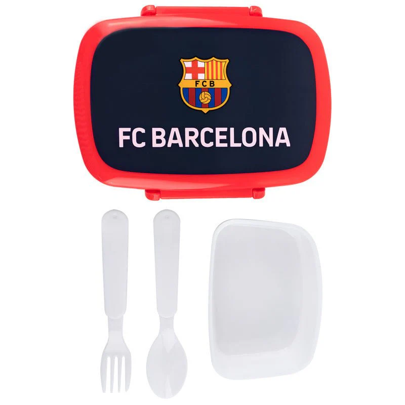 Lunchbox Śniadaniówka ze Sztućcami 750 ml FC Barcelona Kite - Image 3