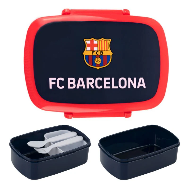 Lunchbox Śniadaniówka ze Sztućcami 750 ml FC Barcelona Kite - Image 9