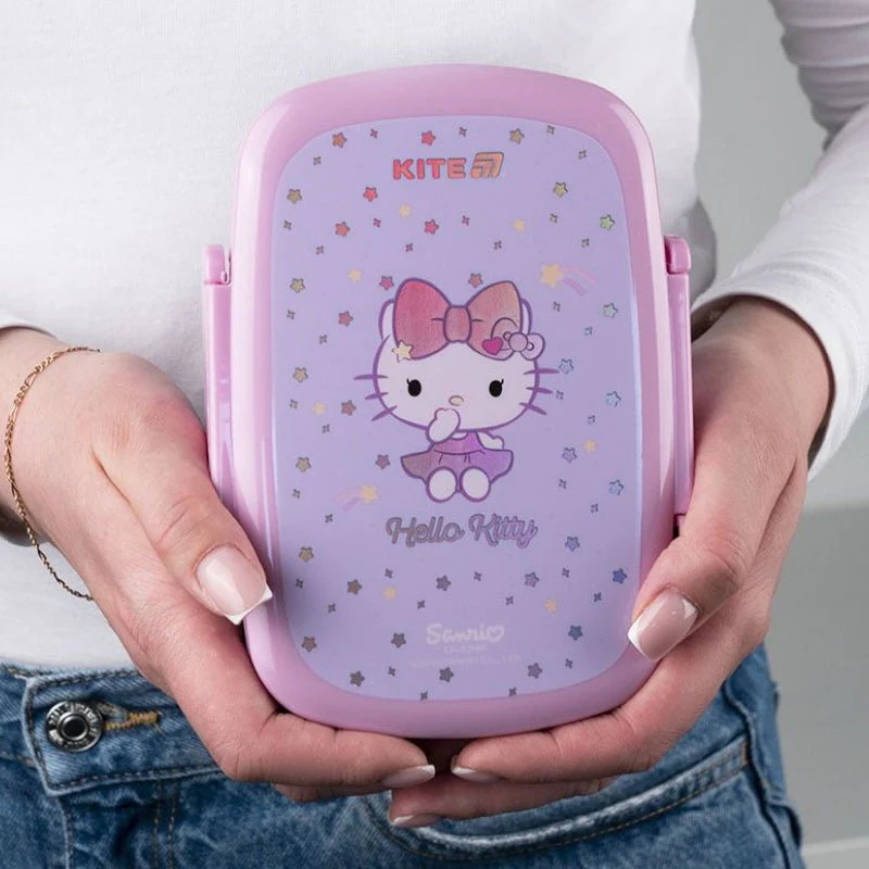Lunchbox Śniadaniówka ze Sztućcami 750 ml Hello Kitty - Image 9