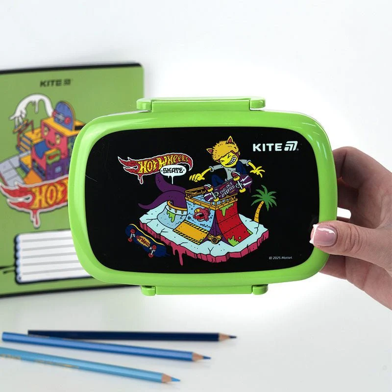 Lunchbox Śniadaniówka ze Sztućcami 750 ml Hot Wheels Kite - Image 2