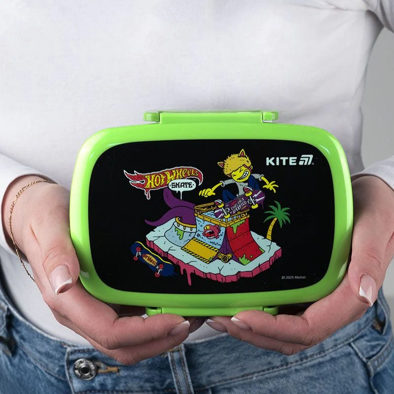 Lunchbox Śniadaniówka ze Sztućcami 750 ml Hot Wheels Kite - Image 7