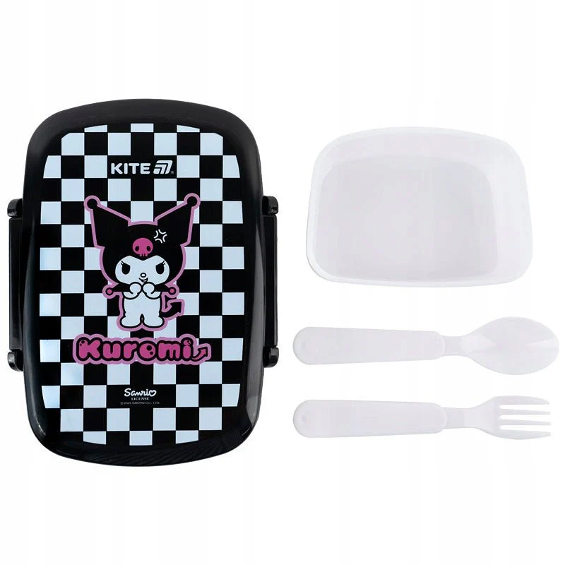 Lunchbox Śniadaniówka ze Sztućcami 750 ml Kuromi Kite - Image 4
