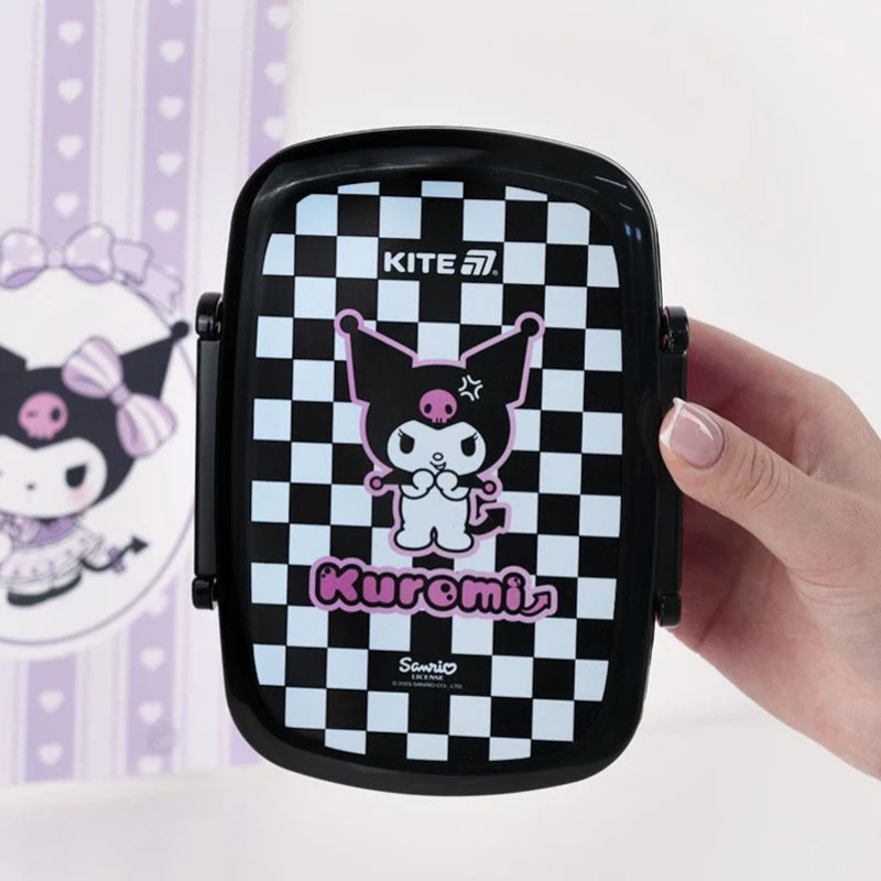 Lunchbox Śniadaniówka ze Sztućcami 750 ml Kuromi Kite - Image 8