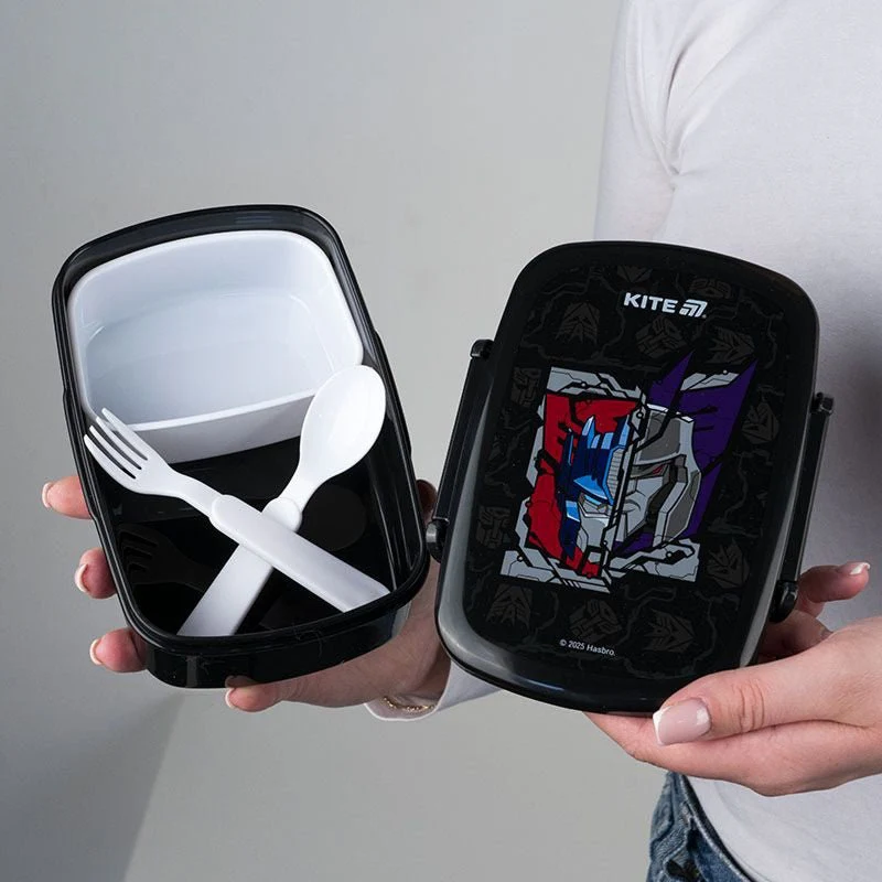 Lunchbox Śniadaniówka ze Sztućcami 750 ml Transformers Kite - Image 2
