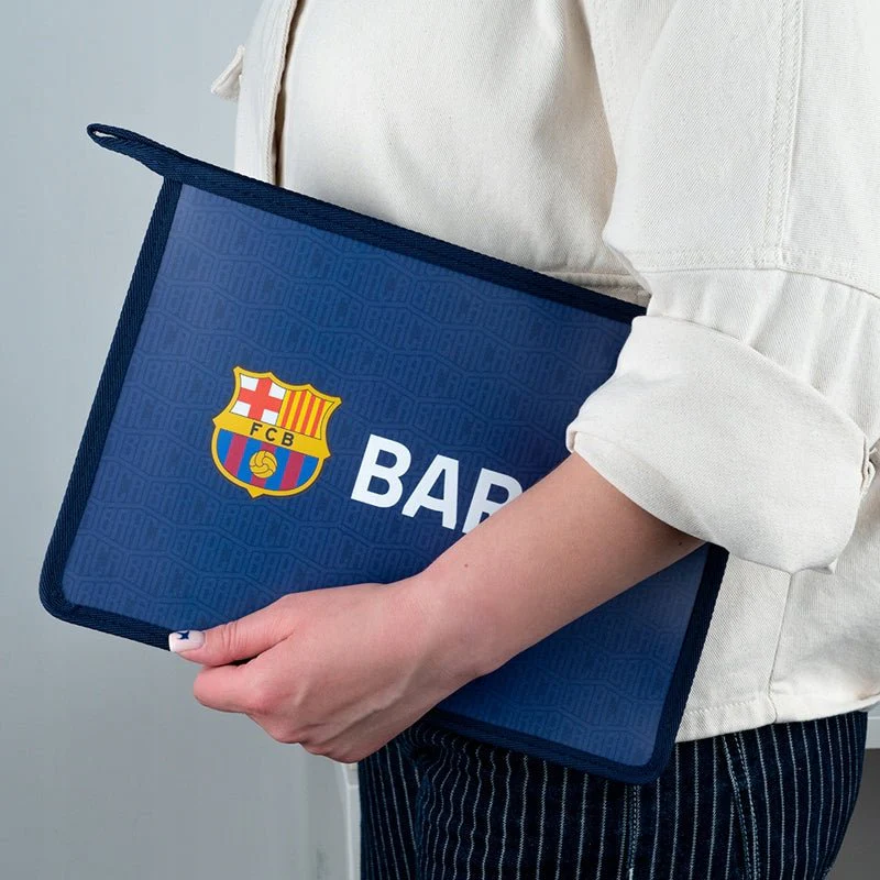 Teczka na suwak szkolna A4 FC Barcelona - Image 3